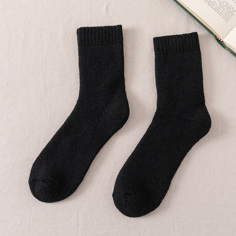 Winter Warm Wool Socks Men Thickened Fleece Lined - Cottonese.com