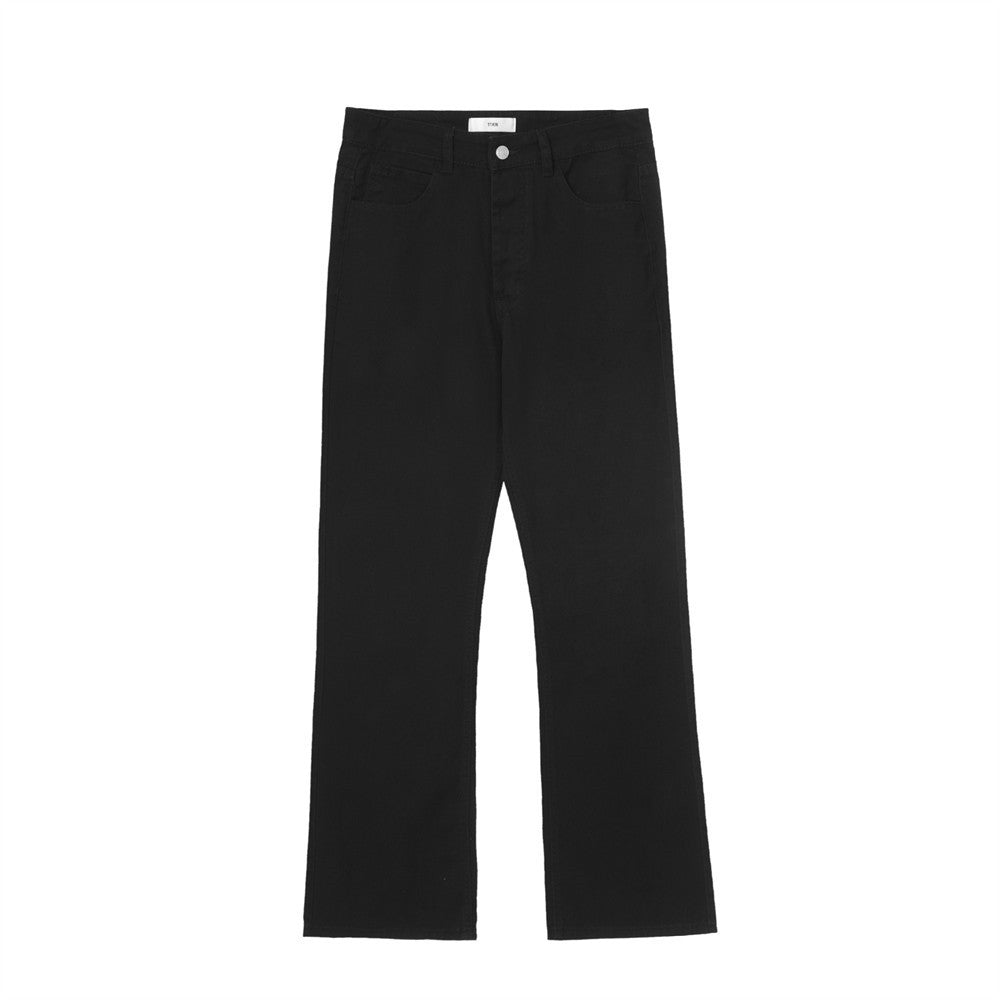 Pure Color Washed Jeans For Men - Cottonese.com