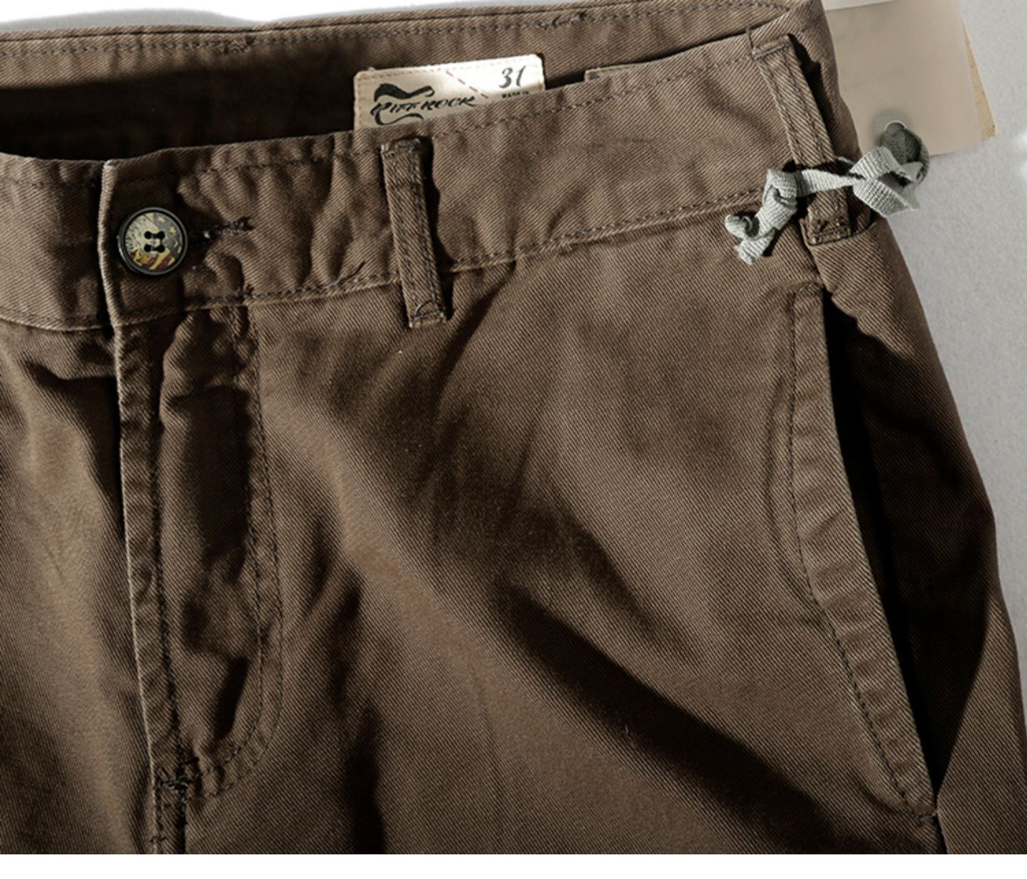 Retro Casual Pants Men's Straight Tapered Trousers - Cottonese.com