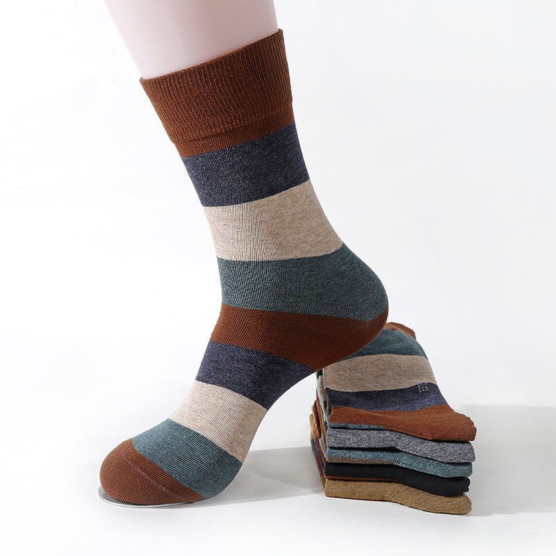 Cotton Colored Fashionable Casual Socks For Men - Cottonese.com