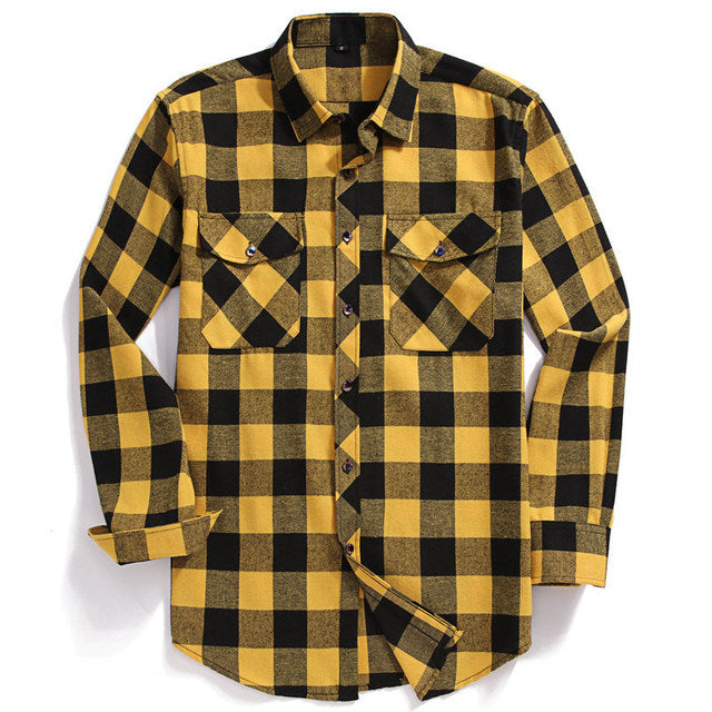 Classic Men's Plaid Flannel Shirt