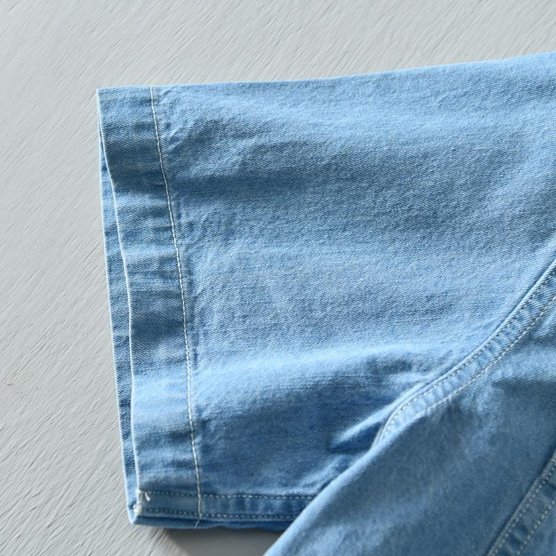 Stay Cool and Stylish This Summer with the Cotton Denim Shirt for Men - Cottonese.com