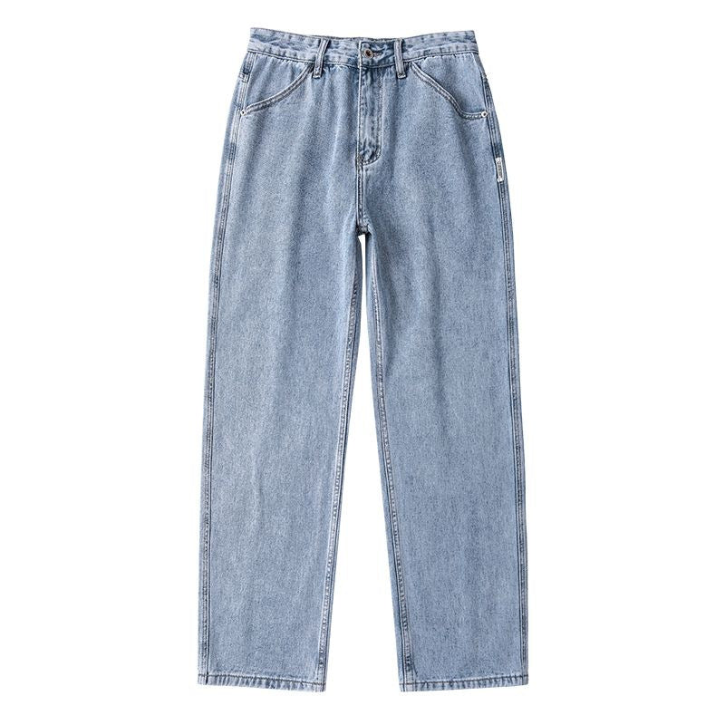 Light Blue Washed Jeans for Men - Cottonese.com