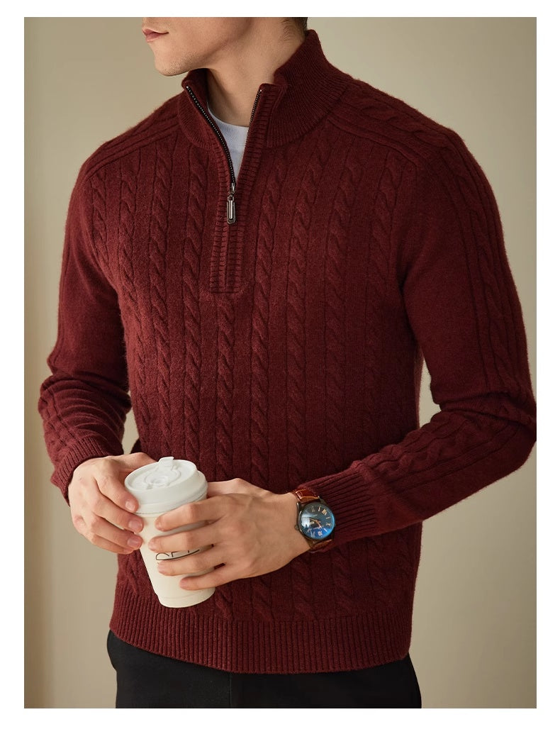 Pure Wool Twisted Sweater - Cottonese.com