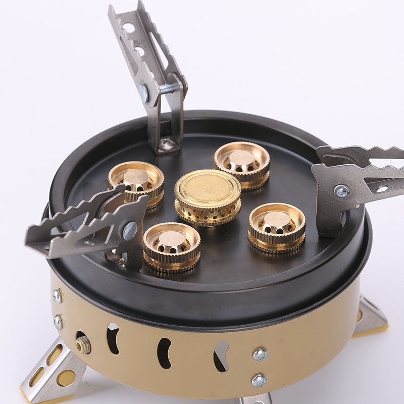 Portable Windproof Camping Gas Stove – Your Ultimate Outdoor Cooking Companion - Cottonese.com