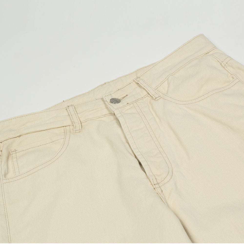 Pure Color Washed Jeans For Men - Cottonese.com